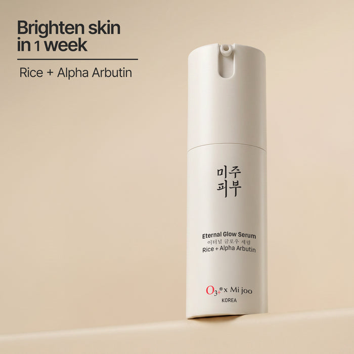 Eternal Glow Serum With  Rice Extract, Alpha Arbutin + Niacinamide