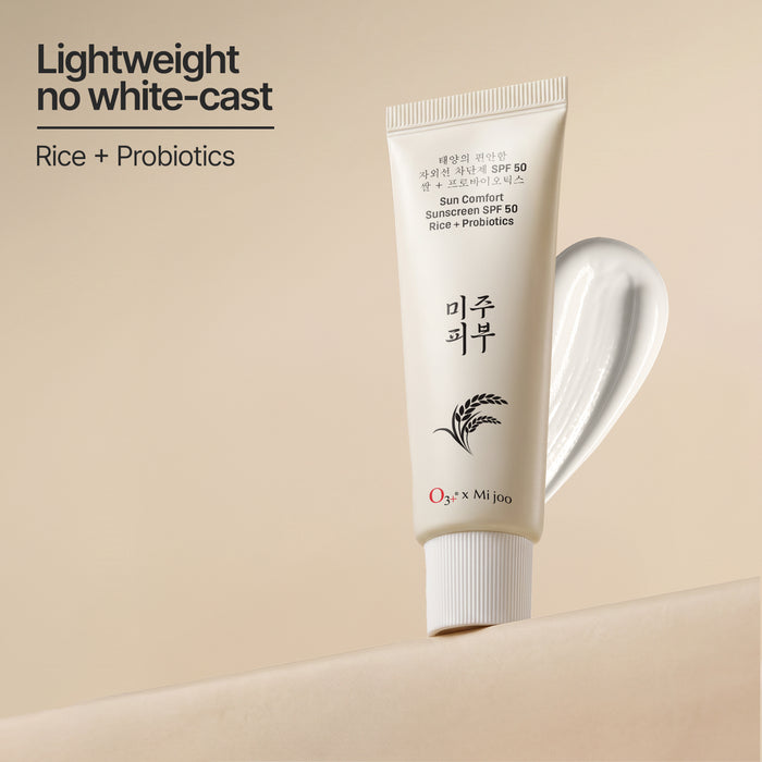 Sun Comfort Sunscreen SPF 50 With Rice + Probiotics