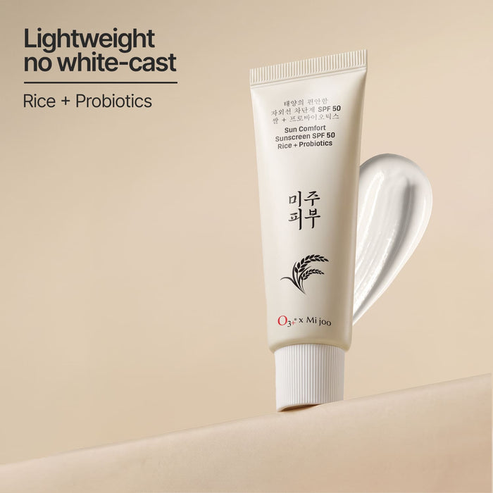 Sun Comfort Sunscreen SPF 50 With Rice + Probiotics