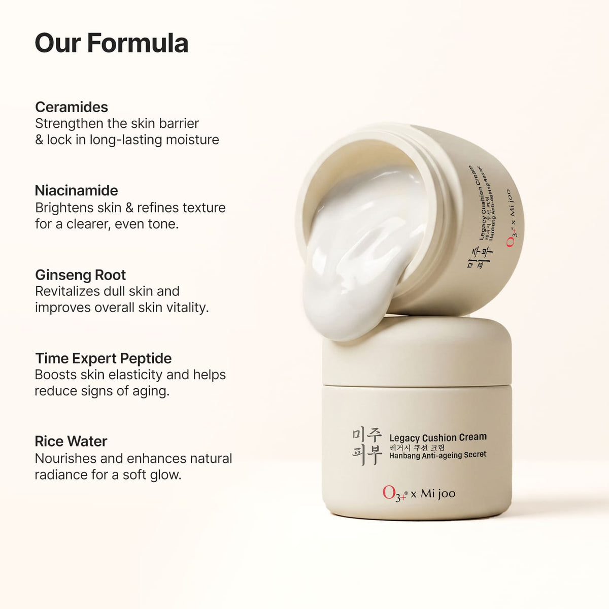 Mijoo Korea Legacy Cushion Cream Rice Moisturizer