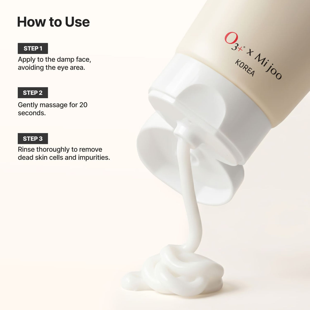 Mijoo Rice Water Bright Foaming Cleanser For Korean Glass Skin