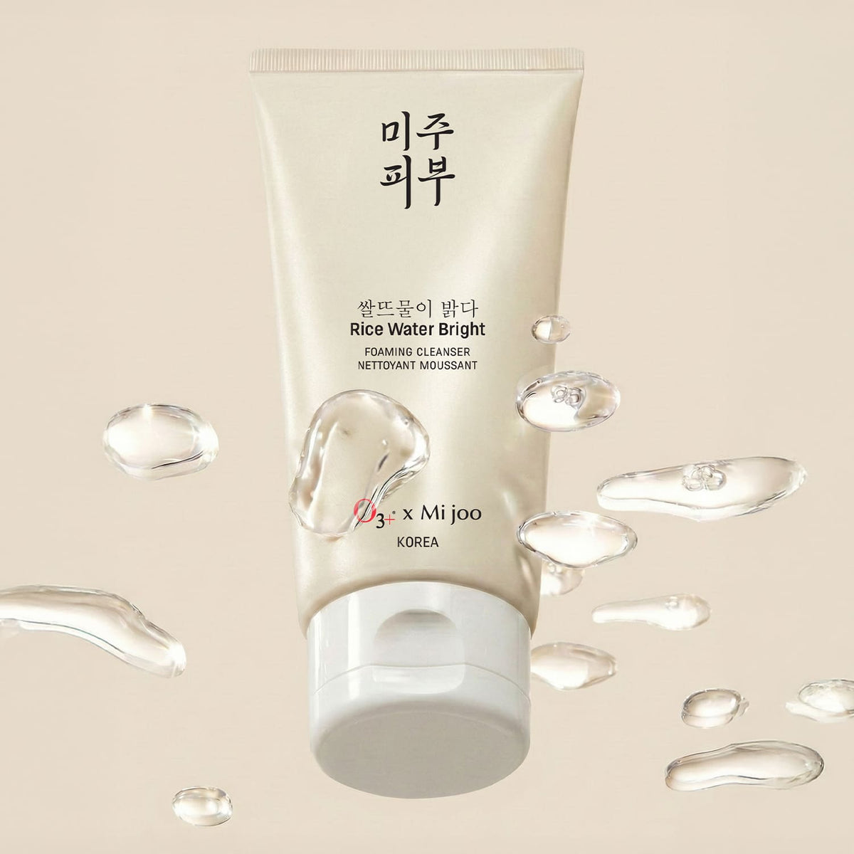 Mijoo Rice Water Bright Foaming Cleanser For Korean Glass Skin