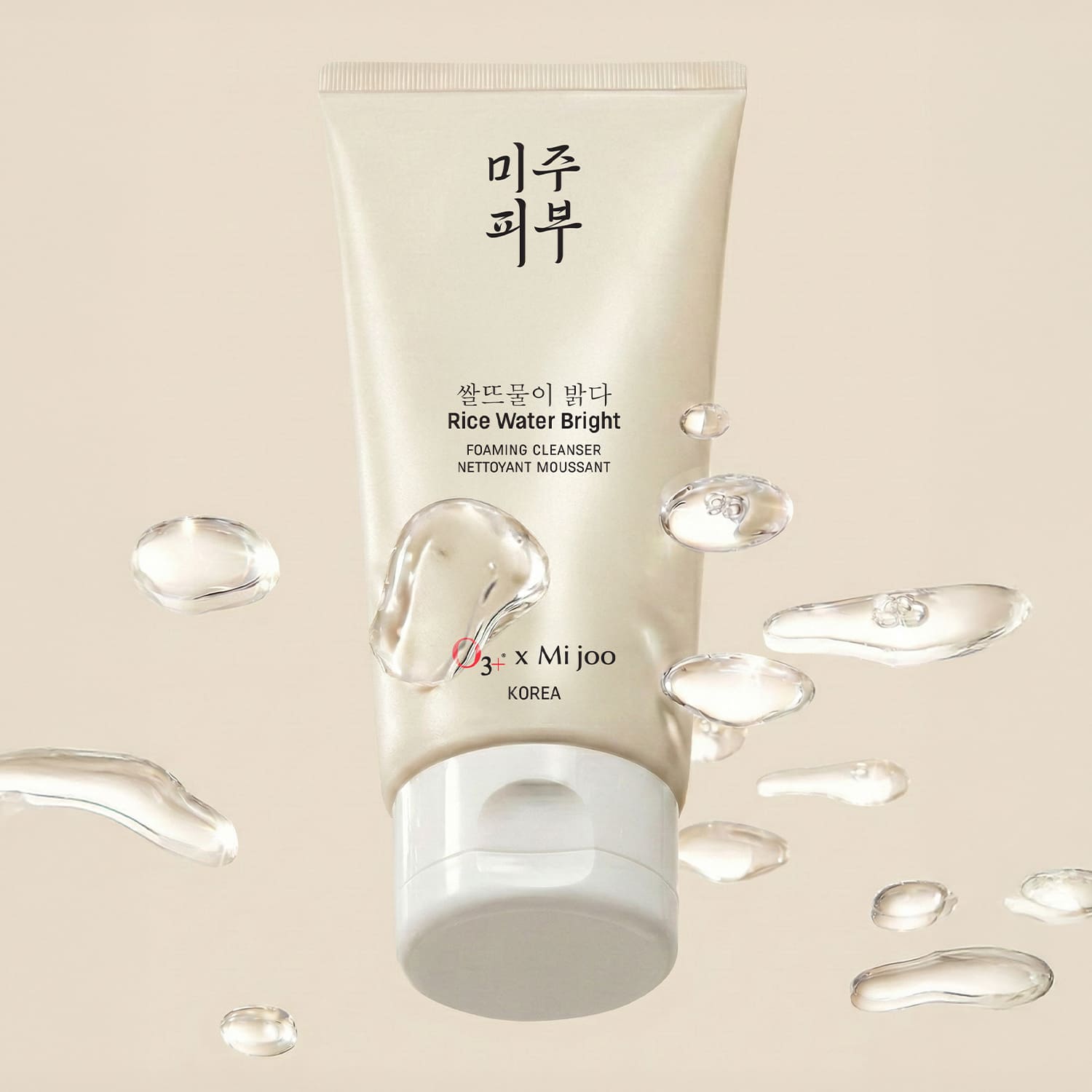 Mijoo Rice Water Bright Foaming Cleanser For Korean Glass Skin