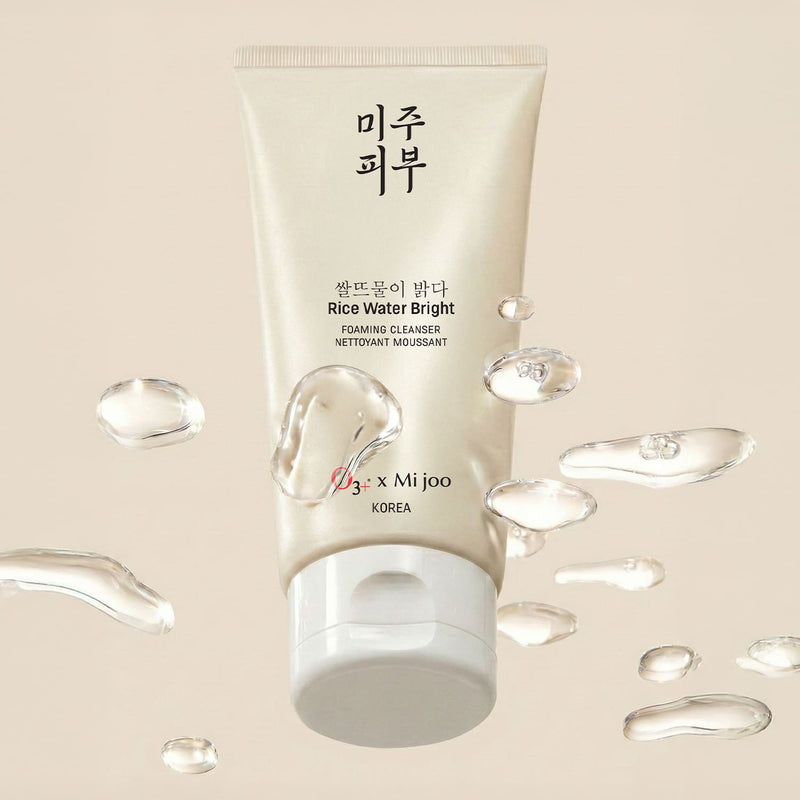 Mijoo Rice Water Bright Foaming Cleanser For Korean Glass Skin